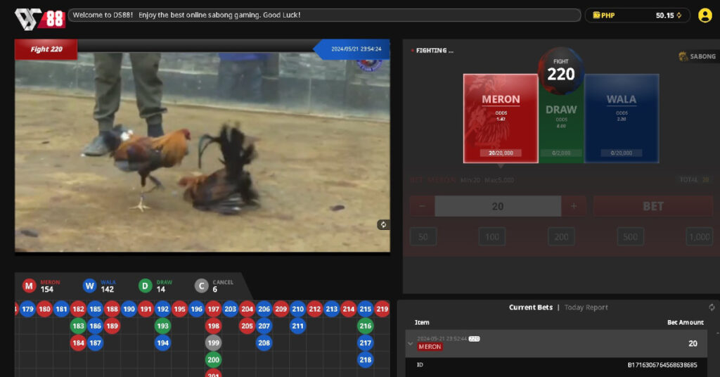 DS88 Live Cockfighting